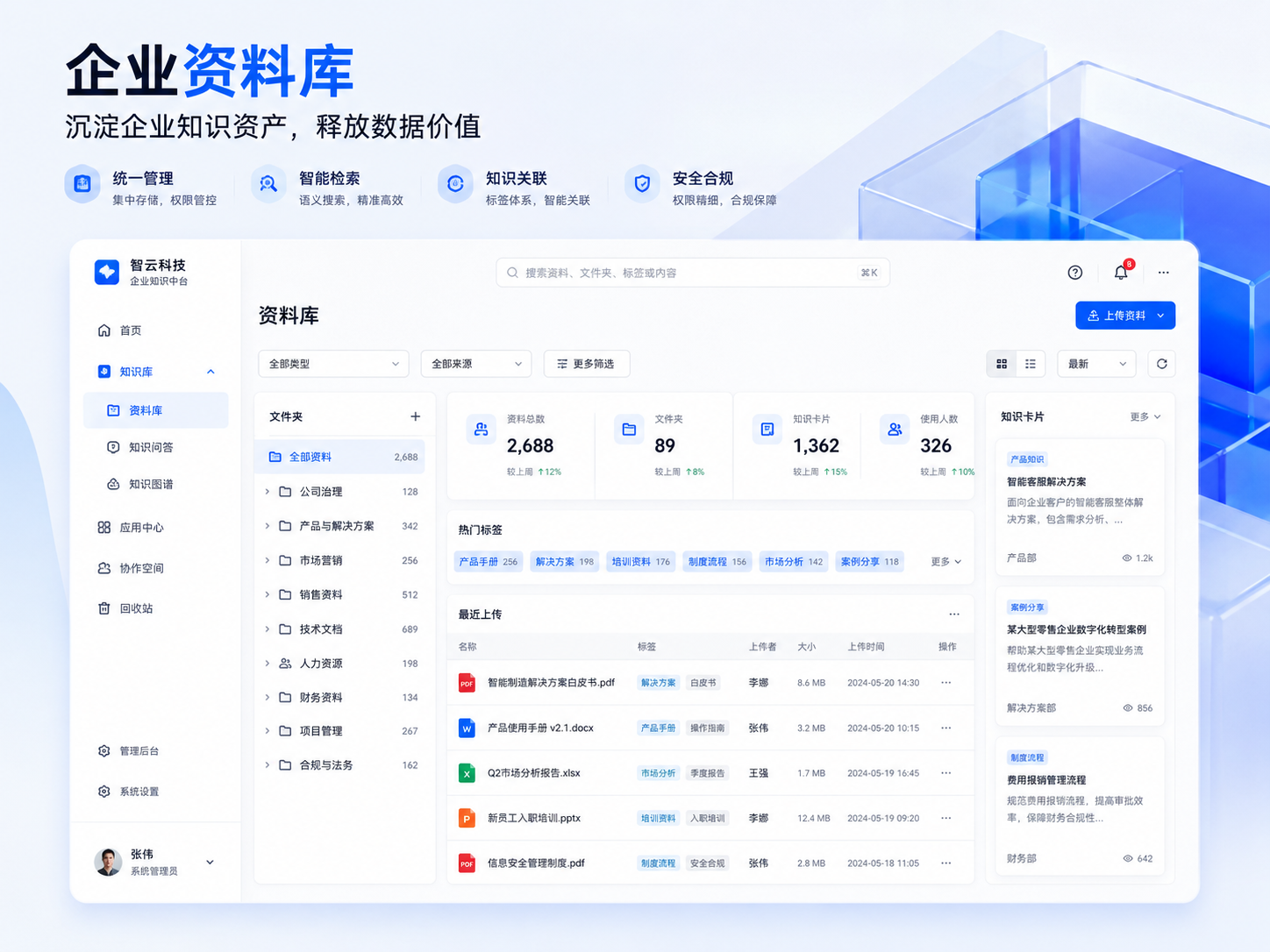 企业资料库界面